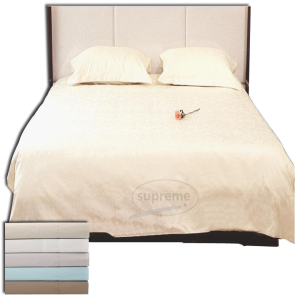 400 tc plain bed sheets
